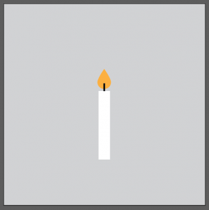 Tutorial Membuat Flat Desain Lilin