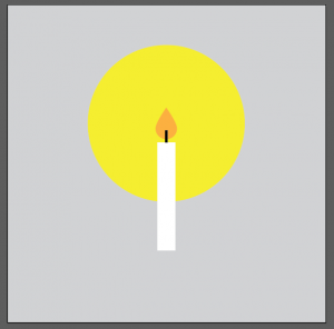 Tutorial Membuat Flat Desain Lilin