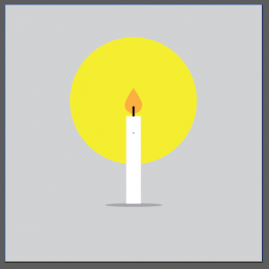Tutorial Membuat Flat Desain Lilin