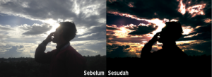 Membuat siluet 8