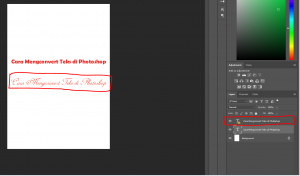 Cara Mengconvert Teks di Photoshop-4