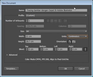 Cara Tracing Gambar dengan Cepat Di Adobe Illustrator