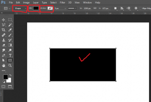 Perbedaan Membuat Objek Menggunakan Pixel Dan Shape Di Photoshop-3