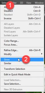 Seleksi Objek Warna yang Sama dengan Bantuan Grow dan Similar