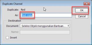 Seleksi Objek menggunakan Bantuan Fitur Channel di Adobe Photoshop
