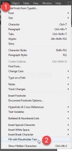 Cara Membuat Kolom Kata di Adobe Indesign