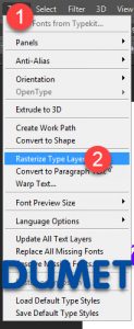 Memberi Efek 3D pada Teks dengan Menggunakan Adobe Photoshop