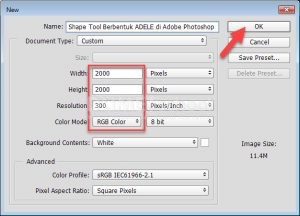 Membuat Custom Shape Tool Berbentuk ADELE di Adobe Photoshop Part 3