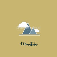Tutorial Membuat Ikon Logo Gunung Flat Desain