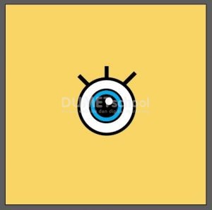 Tutorial Membuat Mata Spongebob Sederhana dan Lucu