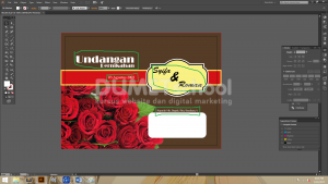 Cara Membuat Cover Depan Undangan Pernikahan Model 30-6