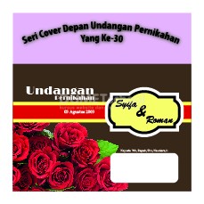 Cara Membuat Cover Depan Undangan Pernikahan Model 30