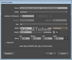 Cara Membuat Custom Brush Tool di Adobe Illustrator