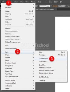 Memisahkan Stroke dari Objek di Adobe Illustrator