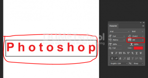 Cara Mengatur Jarak Teks Di Photoshop-5