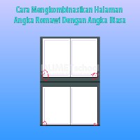 Cara Mengkombinasikan Halaman Angka Romawi Dengan Angka Biasa
