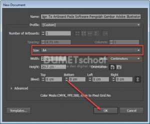 Fungsi Align To Artboard Pada Software Pengolah Gambar Adobe Illustrator