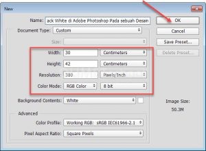 Mengaplikasikan Efek Black White di Adobe Photoshop Pada sebuah Desain