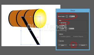 Cara Membuat Bedug Di Illustrator-10