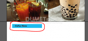 Cara Membuat Layout Daftar Menu Yang Rapi-5