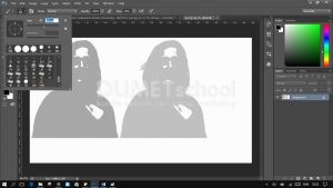 Cara Membuat Custom Brush Bentuk Tokoh Terkenal di Adobe Photoshop