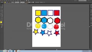 Seleksi Objek Berdasarkan Warna Stroke Di Adobe Illustrator