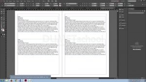 Cara Memerge Data di software Pengolah Gambar Adobe Indesign