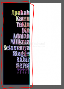 Cara Membuat Clipping Mask Teks Ke Gambar-8
