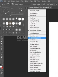 Cara Menginstall Custom Brush Tool di Sofware Adobe Photoshop
