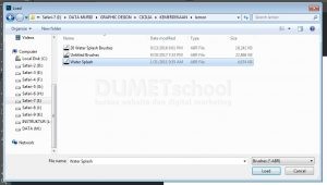 Cara Menginstall Custom Brush Tool di Sofware Adobe Photoshop