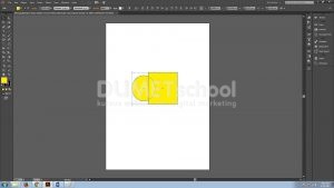 teman-teman dapat menyatukan dua buah objek shape atau lebih dengan menggunakan Shape Builder Tool