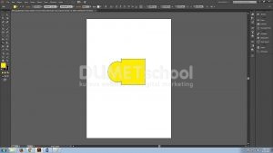 teman-teman dapat menyatukan dua buah objek shape atau lebih dengan menggunakan Shape Builder Tool