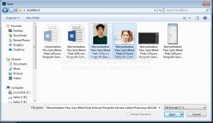 Memanfaatkan Fitur Auto Blend Pada Software Pengolah Gambar Adobe Photoshop
