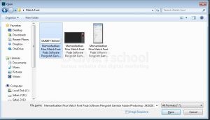 Memanfaatkan Fitur Match Font Pada Software Pengolah Gambar Adobe Photoshop