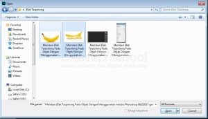 Memberi Efek Terpotong Pada Objek Dengan Menggunakan Adobe Photoshop