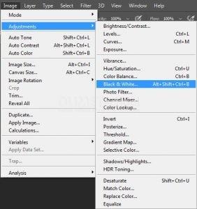 Menghilangkan Efek Hitam Putih Pada Satu Objek Di Adobe Photoshop