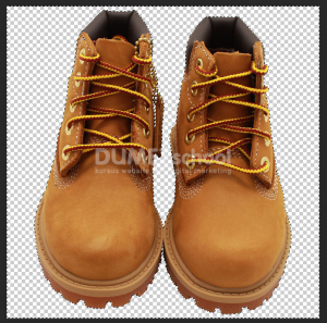 Buka photo sepasang kaki di adobe photoshop. Pilih photonya lalu klik kanan open with photoshop.-4