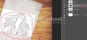 Cara Membuat Efek Gambar Sketsa 3D Di Photoshop-15