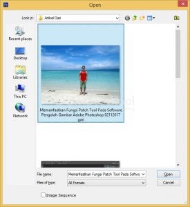 Memanfaatkan Fungsi Patch Tool Pada Software Pengolah Gambar Adobe Photoshop