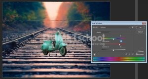 Cara Membuat Efek Desain Vespa Miniatur Dengan Photoshop -10