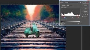 Cara Membuat Efek Desain Vespa Miniatur Dengan Photoshop -11
