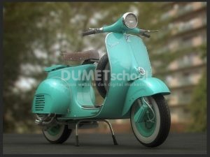 Cara Membuat Efek Desain Vespa Miniatur Dengan Photoshop -4