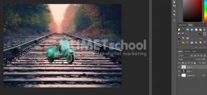 Cara Membuat Efek Desain Vespa Miniatur Dengan Photoshop -6