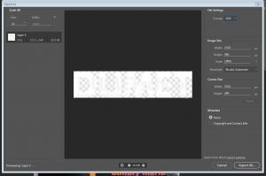 Cara Mengexport Satu Layer Menjadi Format Lain Di Adobe Photoshop