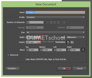 Cara Membuat garis lengkung 3D Di Illustrator-1