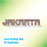 Cara Styling font Di Illustrator