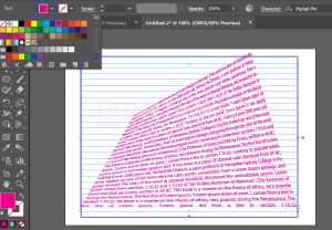 Cara Membuat Efek Distort Pada Teks Di Illustrator-7