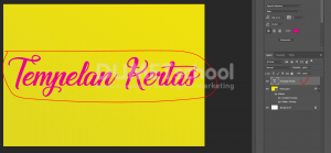 Cara Membuat Font Efek Tempelan Kertas-5