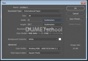 Cara Membuat Guide Coloum pada Software Pengolah Gambar Adobe Photoshop