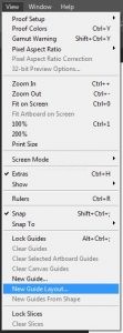 Cara Membuat Guide Coloum pada Software Pengolah Gambar Adobe Photoshop